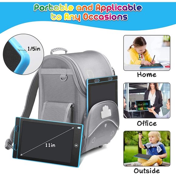 LCD Writing 11 inch Doodle Board Drawing Tablet Colorful LCD Writing Tablet - Picture 5 of 8